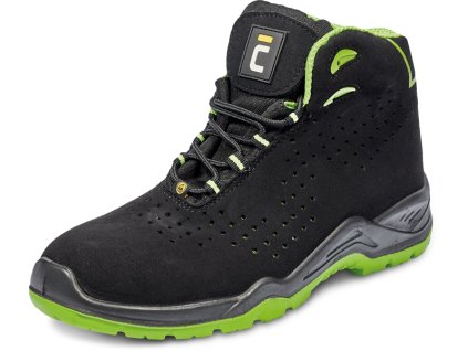 Členková obuv HALWILL MF ESD S1P SRC, čierna