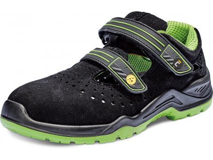 Sandále HALWILL MF ESD S1P SRC, čierna