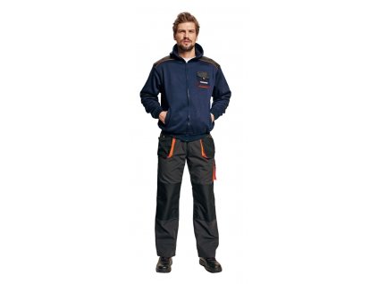 Pánska mikina s kapucňou EMERTON, čierna