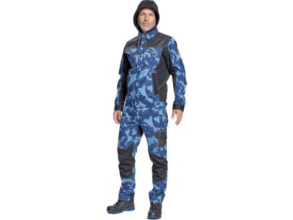Bunda s kapucňou NEURUM CAMOUFLAGE