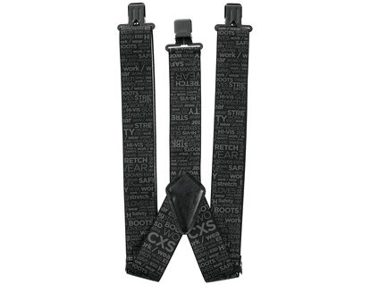 TRAKY CXS DARREN, černé, potisk CXS logo