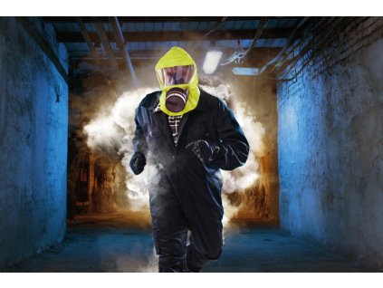 Úniková kukla  SR 77-3 SMOKE/CHEM ESCAPE HOOD portable