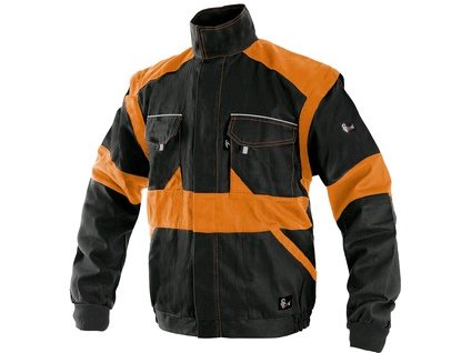 Blúza CXS LUXY EDA, pánska, čierno-oranžová