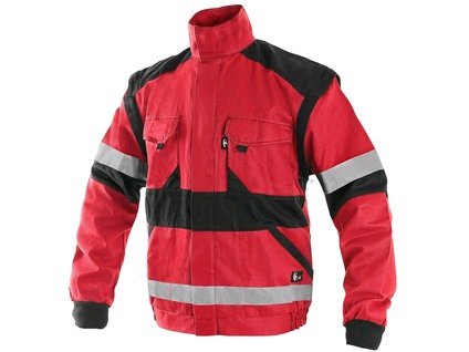 Blúza CXS LUXY BRIGHT, pánska, červeno-čierna