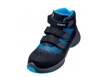 Perforované členkové topánky na suchý zips UVEX 6832 1 G2 S1 SRC