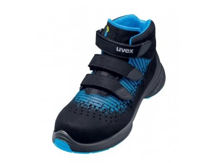 Perforovaná členková obuv na suchý zips UVEX 6832 1 G2 S1 SRC