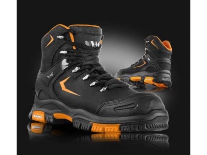 Kotníková bezpečnostná obuv 6440-S3 LOS ANGELES