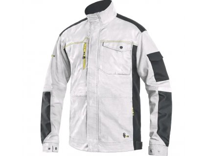 Blúza CXS STRETCH, pánska, bielo - šedá