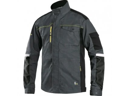 Blúza CXS STRETCH, pánska, tmavo šedá-čierna