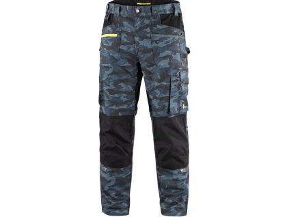 Nohavice CXS STRETCH, pánske, maskáčové modré