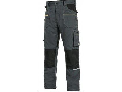 Nohavice CXS STRETCH, pánske, tmavo šedo-čierna