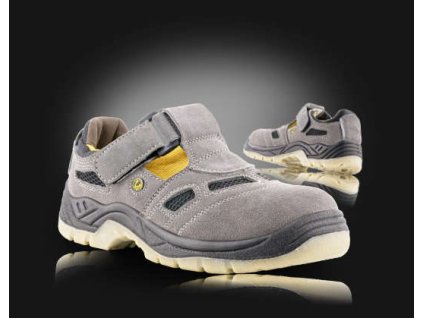 BERN 2885SN-S1ESD bezpečnostný sandál sivý