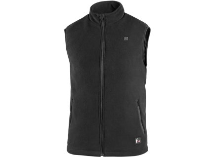 Vesta CXS ANTARKTIDA, vyhrievaná, fleecová, pánska, čierna