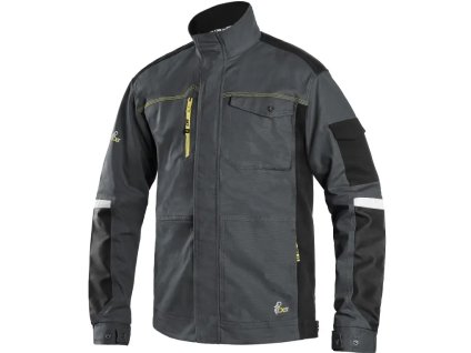 Blúza CXS STRETCH, 170-176cm, pánska, tmavo šedo-čierna