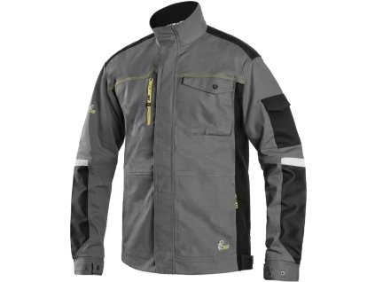 Blúza CXS STRETCH, zimná, pánska, šedo - čierna