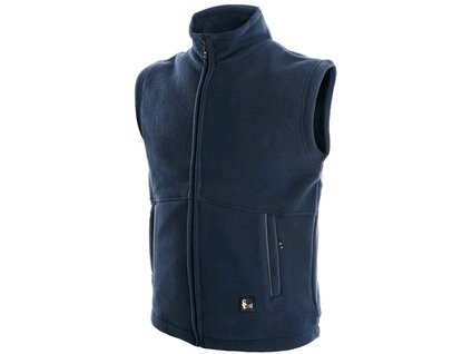Pánska fleecová vesta UTAH, tmavo modrá