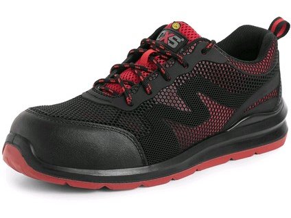 Obuv poltopánka CXS ISLAND SYROS O1 ESD, čierna