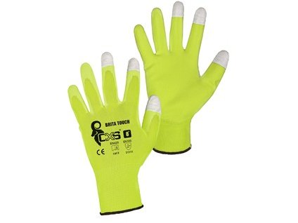 Rukavice BRITA TOUCH, máčené v PU