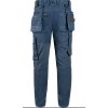 Nohavice CXS LEONIS, pánske, modré s čiernymi doplnkami