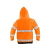Pánska reflexná bunda LEEDS, zimná, oranžová