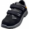 Pracovné sandále so špičkou UVEX 2 6946 trend S1 P SRC Čierna