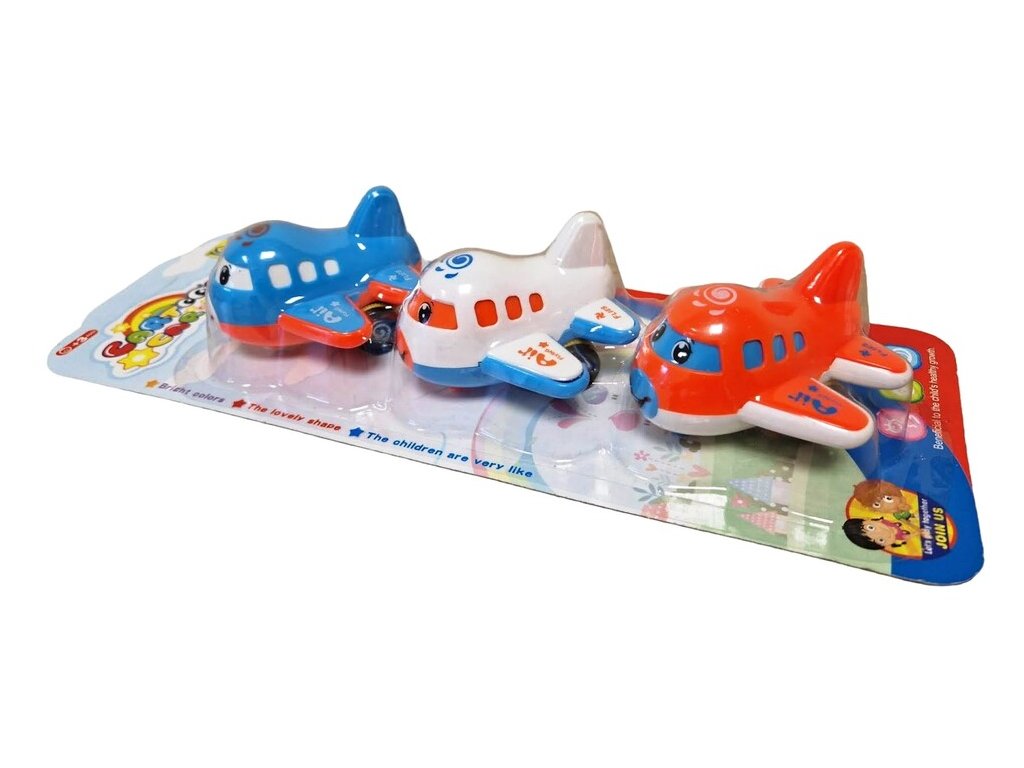 lietadla 3ks 9cm 22201