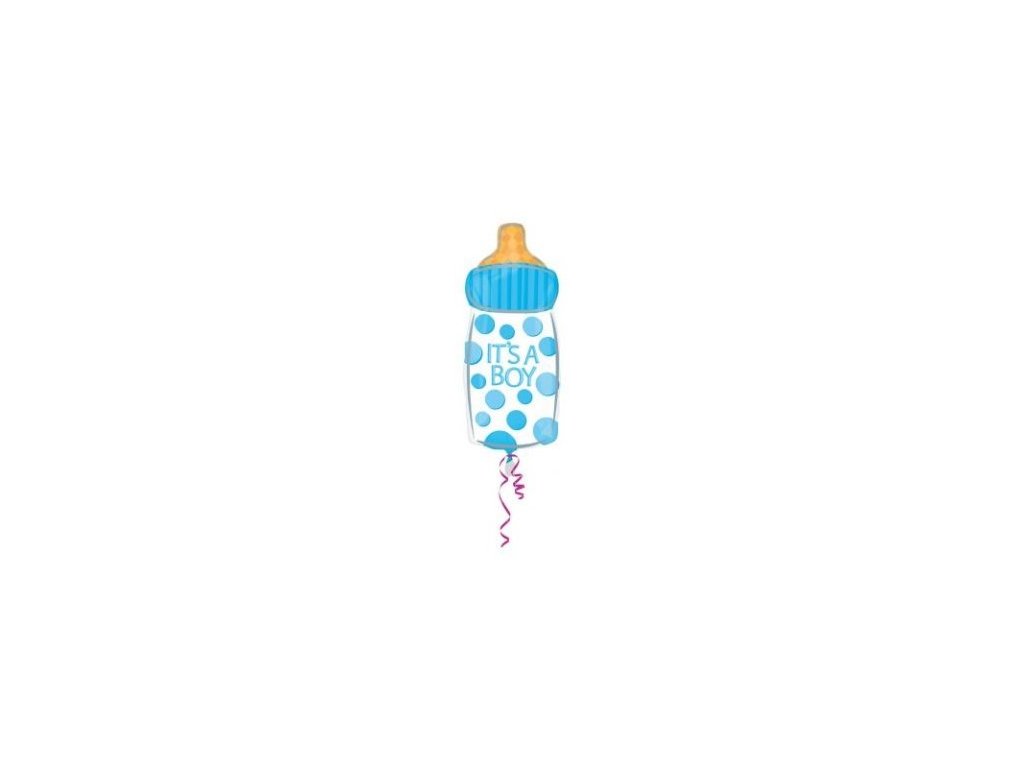 45906 5698 foliovy balon flaska it s a boy 58 x 25 cm