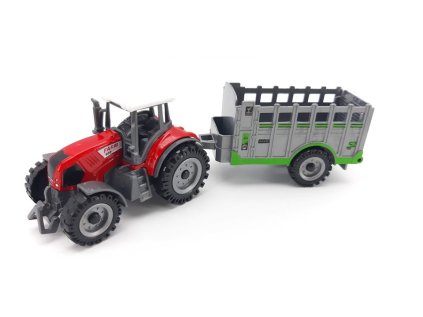 traktor s ohradou kov 19c 12194