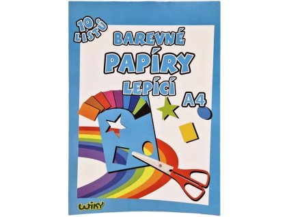 papier farebny lepiaci a4 10 listov 2229