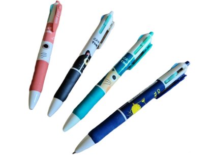 pero 4 farebne macka 18958