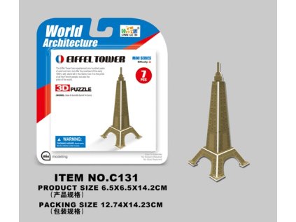 puzzle 3d mini eiffelovka 1276
