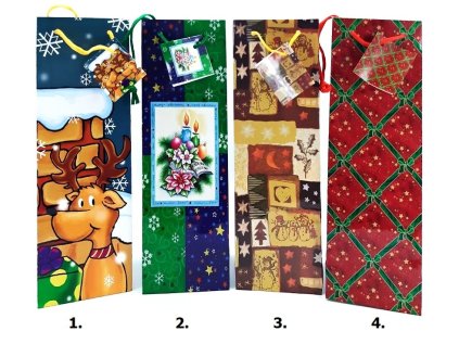 taska na flase vianocna 32x10x9 cm 2168