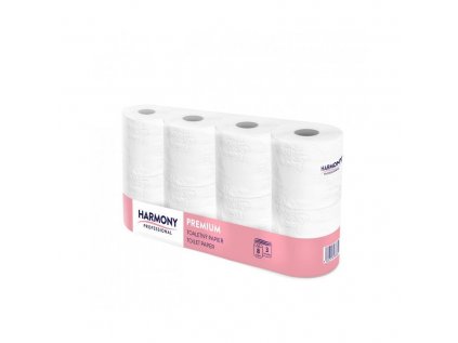 8260 toaletny papier harmony professional 3 vrstv 250 utrzkov biely pap 100 celuloza 29 m 8 ks