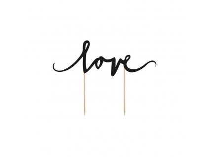 5209 zapich do torty love cierna