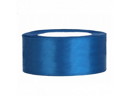 8578 satenova stuha 25mm 25m modra