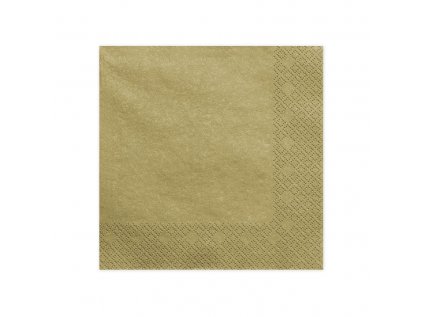 5392 obrusky troj vrstvove 40 x 40 cm zlate