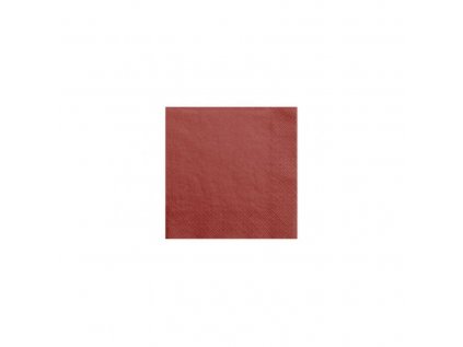 8338 obrusky troj vrstvove 40 x 40 cm cervene