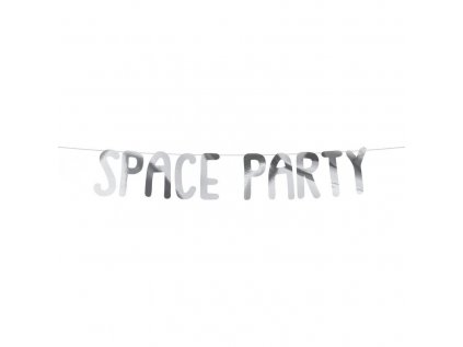 13744 banner space party 96 x 13cm 1ks