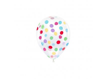 12664 balony s farebnymi konfetami 6 ks