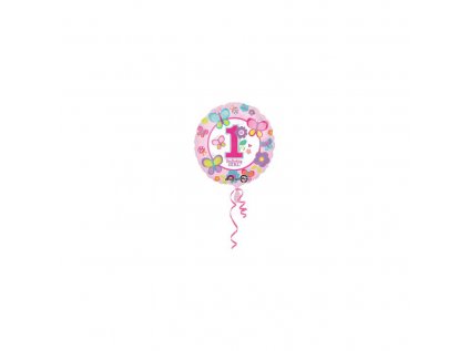 5728 foliovy balon 1st birthday 43cm