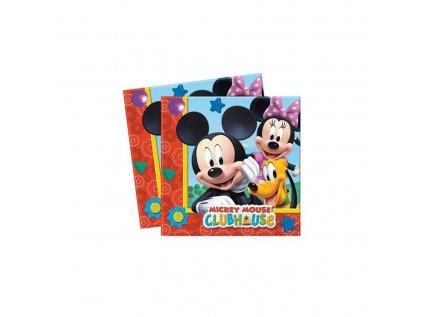 9709 servitky mickey mouse 20ks 2 vrstv 33x33cm