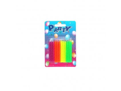11155 sviecky v neonovych farbach 24ks