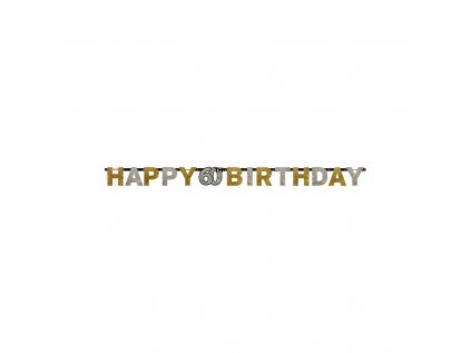 13759 banner happy birthday cislo 60 zlaty