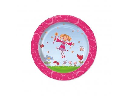 2320 papierovy tanier 23 cm princezna 10ks