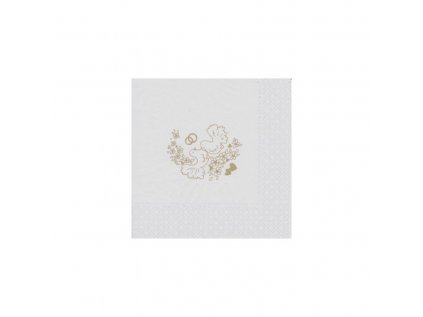 7525 obrusky svadba pap 100 celuloza 33x33cm 50ks