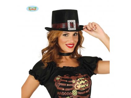 9475 zamatovy cierny cilinder