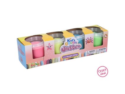 15966 modelovacia hmota s trblietkami 4x100g