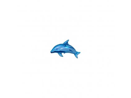 463 balon delfin modry ruzovy
