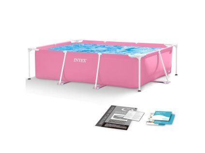 bazen ruzovy 22x15m 26436