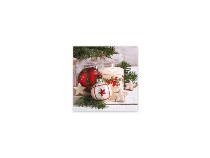 Obrúsok 3vrstvovy Vianoce 33 x 33 cm (20ks)